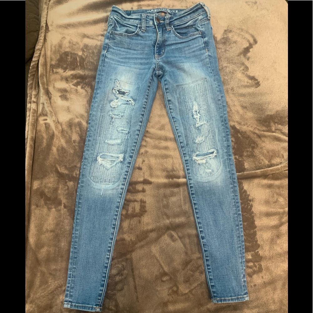 4/$20 American eagle super stretch jeggings size 2